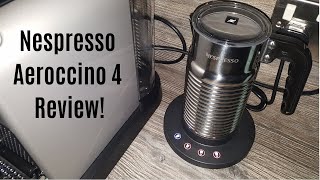 Nespresso Aeroccino 4 Milk Frother Review  Worth upgrading from the Aeroccino 3 [upl. by Zandra]