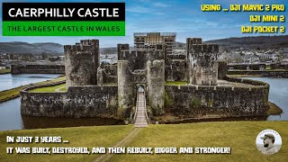 Caerphilly Castle  The Largest in Wales 2nd in Britain [upl. by Yknip]