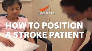 How To Position A Stroke Patient [upl. by Engelbert]