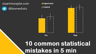 Ten Statistical Mistakes in 5 Min [upl. by Rubens]