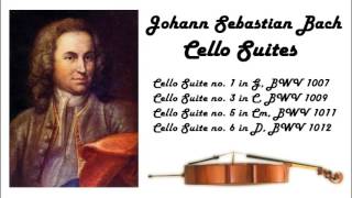 Johann Sebastian Bach  Cello suites in 432 Hz great for reading or studying [upl. by Atires960]