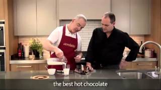 How to make a hot chocolate using an aerolatte milk frother [upl. by Nuarb]