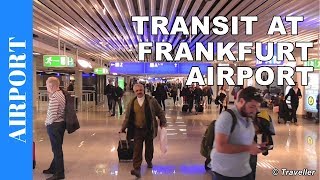 TRANSIT WALK AT FRANKFURT Airport FRA Terminal 1  Connection Flight Transfer Arriving amp Departing [upl. by Corsiglia]