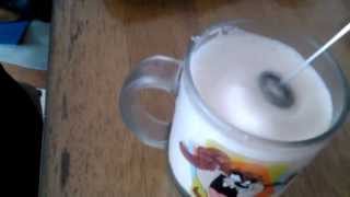 Aerolatte Review Frothing Cold Milk In Under 1 Minute [upl. by Bodrogi]